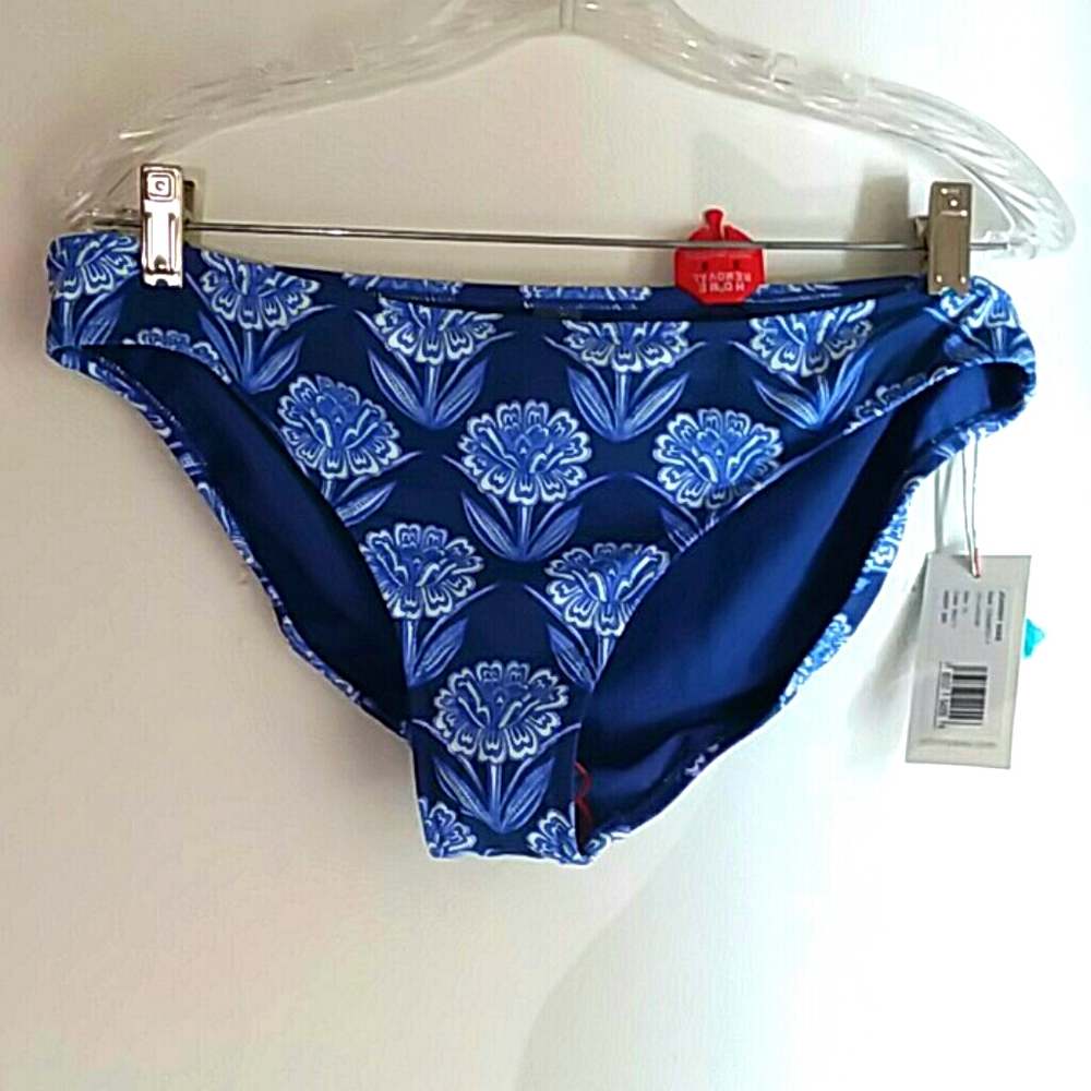 Johnny Was Swim floral bikini bottom xl nwt